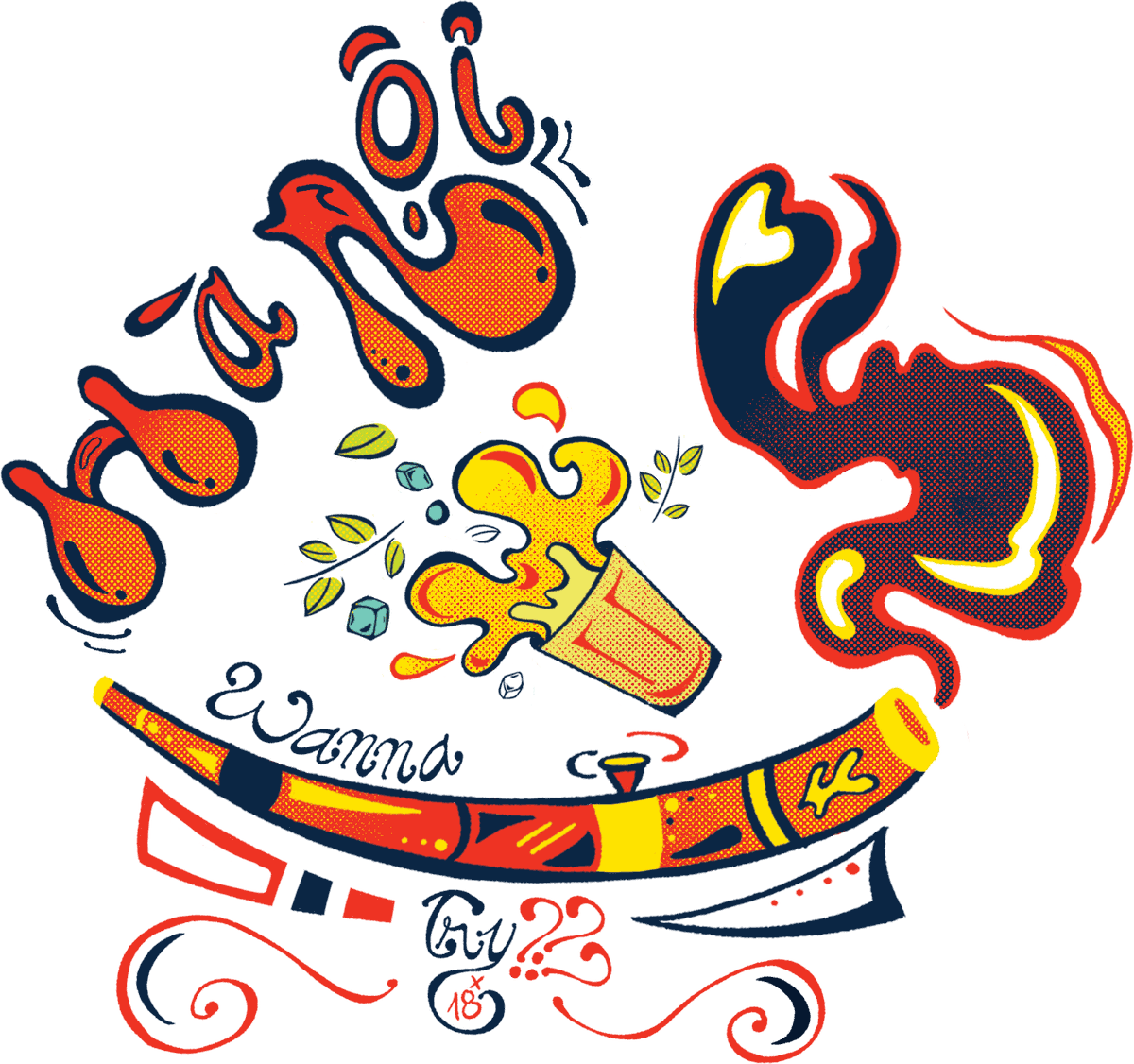 Sticker Hà Nội — phố cổ