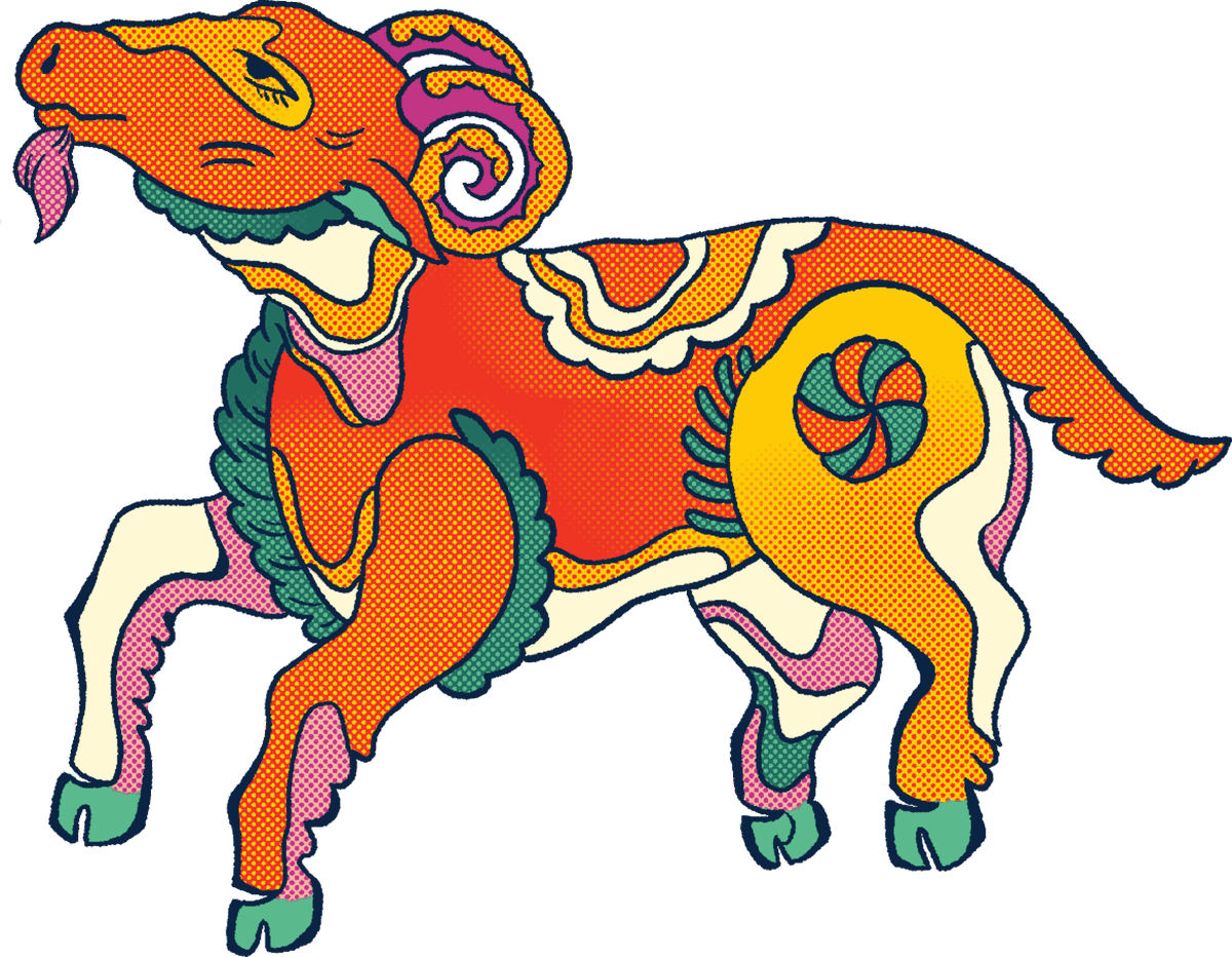 Sticker con Mùi (dê)