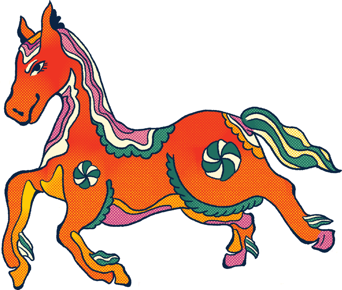 Sticker con Ngọ (ngựa)